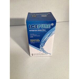 NEW IcePure RWF0100A Refrigerator Water Filter Replaces LG Kenmore LT500P 469890